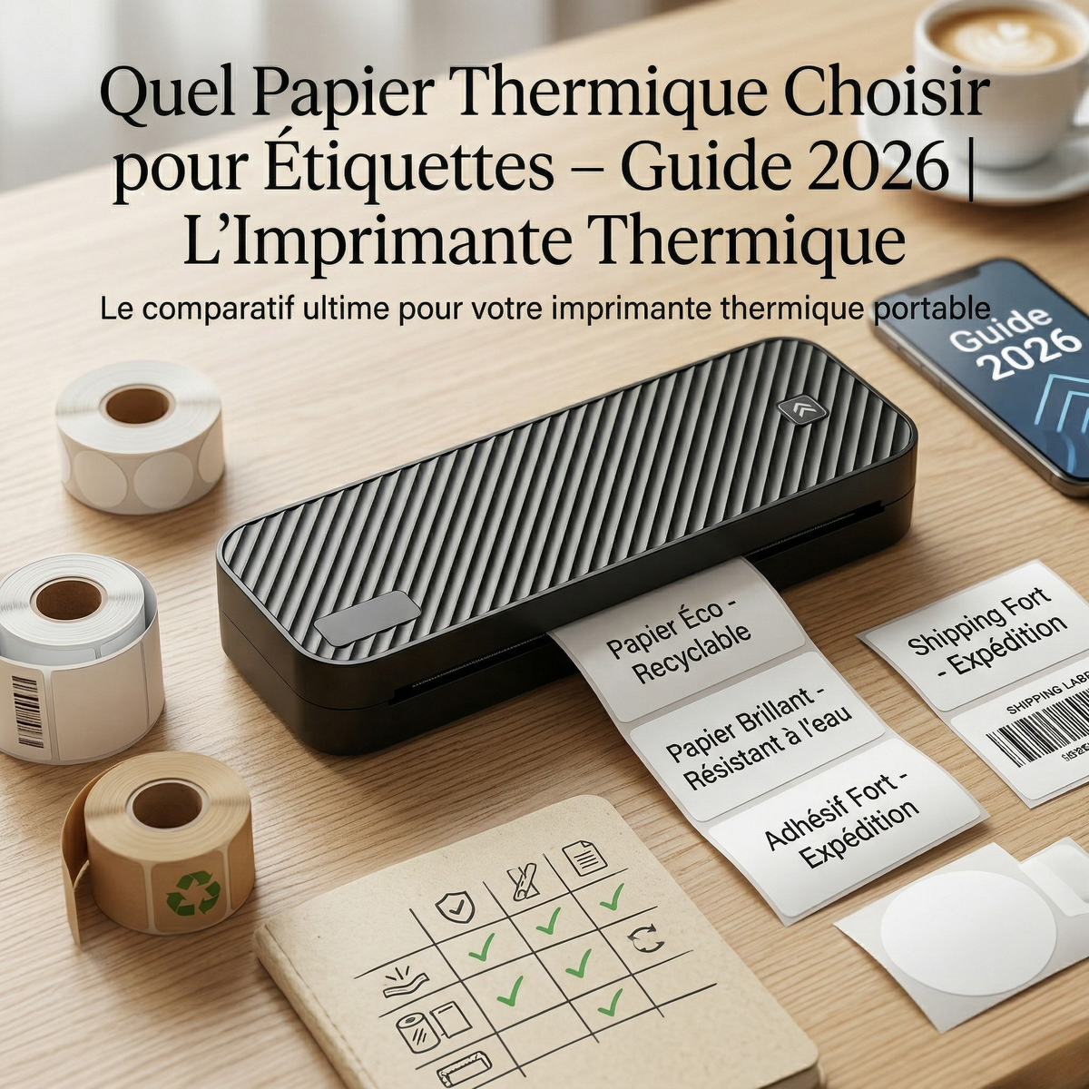 Quel papier thermique choisir pour votre imprimante d'étiquettes