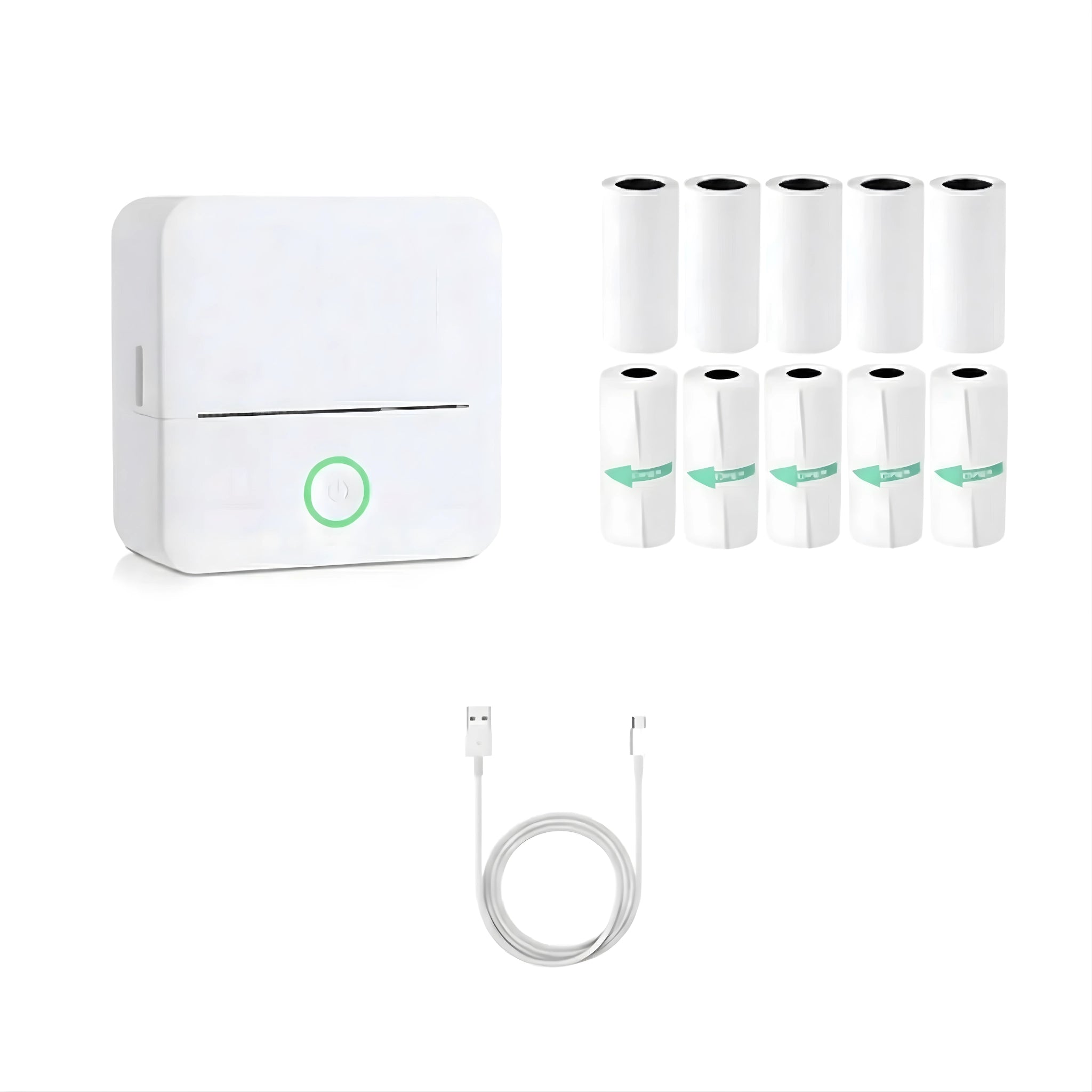 Mini Imprimante Portable Bluetooth (Sans Encre) - Stickers & Photos