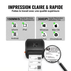 Imprimante Thermique -Étiquette (Bluetooth & USB)