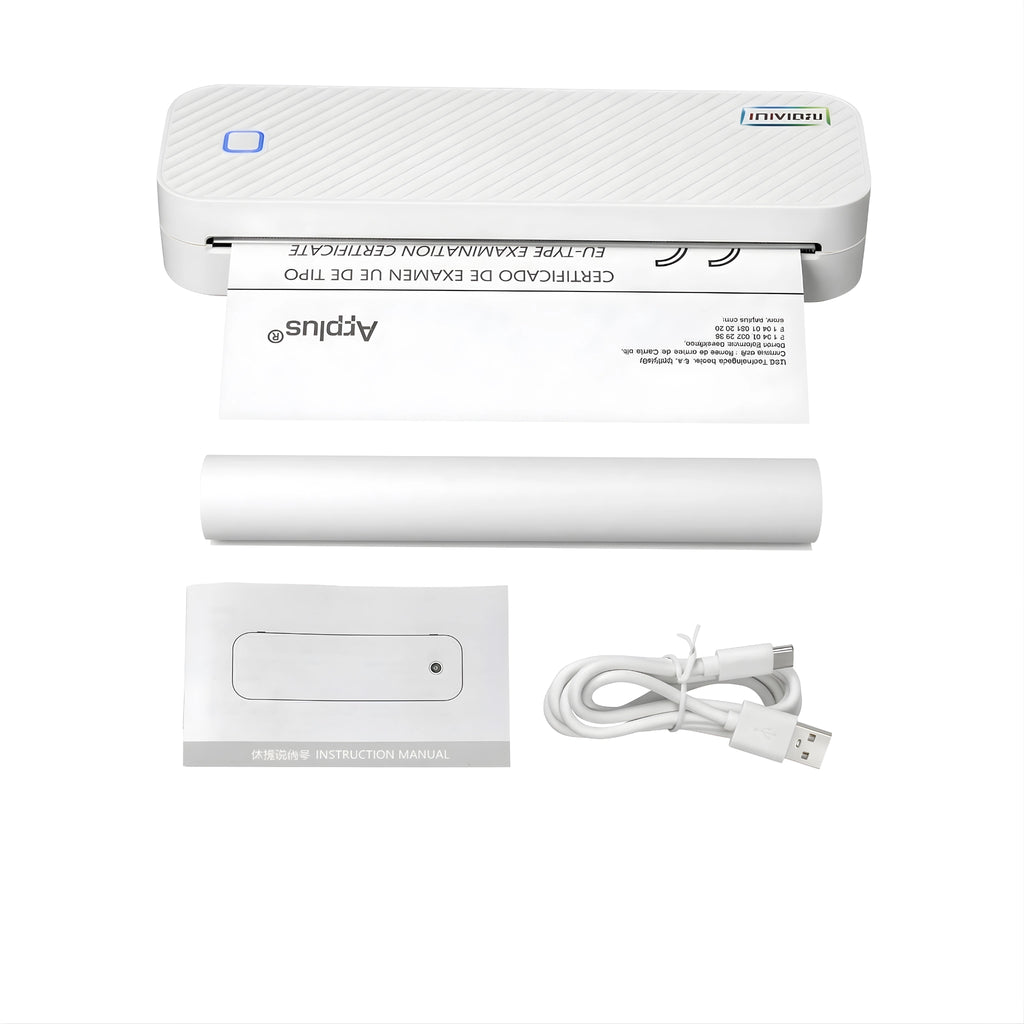 Imprimante A4 Portable Thermique Bluetooth - Sans Encre