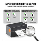Imprimante Thermique Étiquette- Bluetooth & Sans Encre